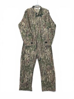 Walls XL 42x29 Realtree Camo Coveralls Body Suit Hunting Bib Vintage Made in USA
